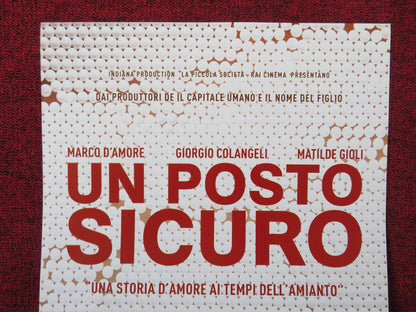 UN POSTO SICURO ITALIAN LOCANDINA POSTER MARCO D'AMORE GIORGIO COLANGELI 2015