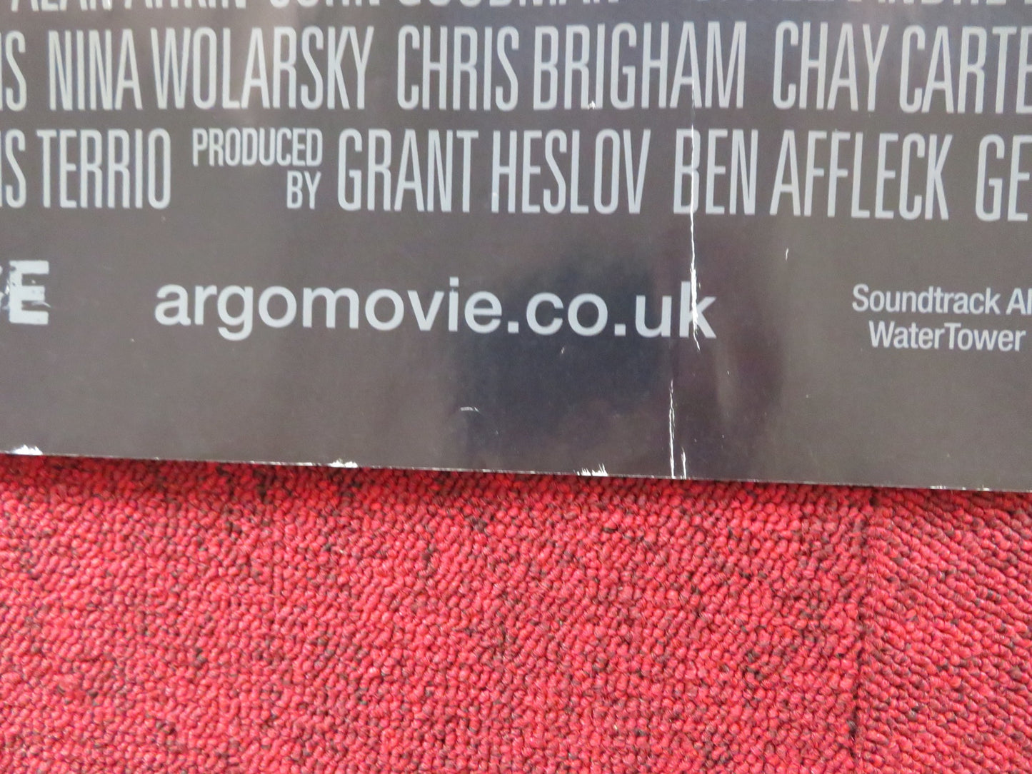 ARGO UK QUAD ROLLED POSTER BEN AFFLECK BRYAN CRANSTON 2012