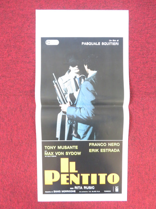 THE REPENTER ITALIAN LOCANDINA POSTER TONY MUSANTE FRANCO NERO 1985