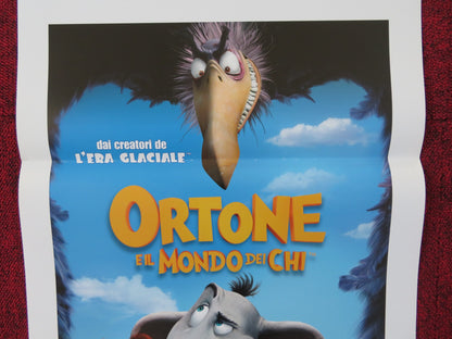 HORTON HEARS A WHO!  ITALIAN LOCANDINA POSTER JIM CARREY STEVE CARELL 2008