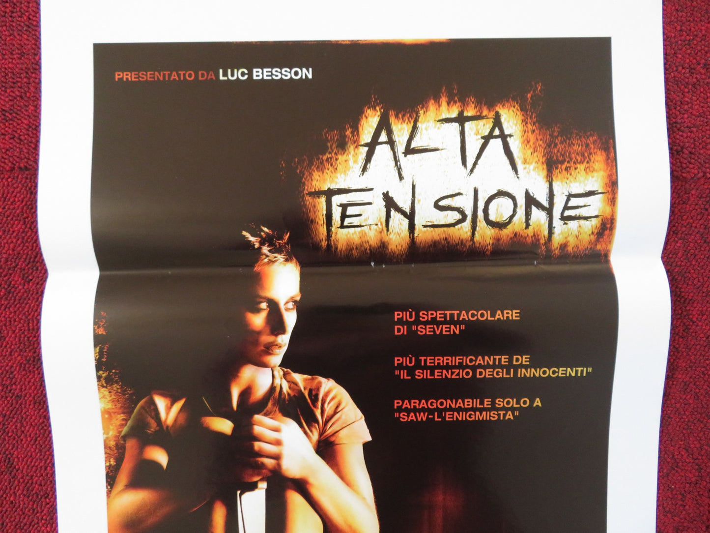 ALTA TENSIONE / HIGH TENSION ITALIAN LOCANDINA POSTER CECILE DE FRANCE 2003