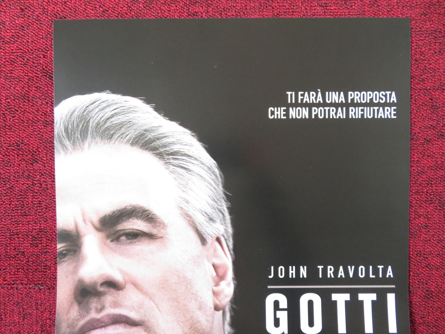 GOTTI ITALIAN LOCANDINA POSTER JOHN TRAVOLTA KELLY PRESTON 2018