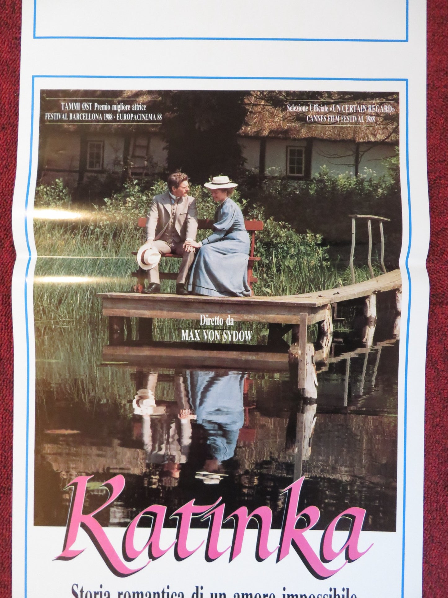 KATINKA ITALIAN LOCANDINA POSTER MAX VON SYDOW TAMMI OST 1988