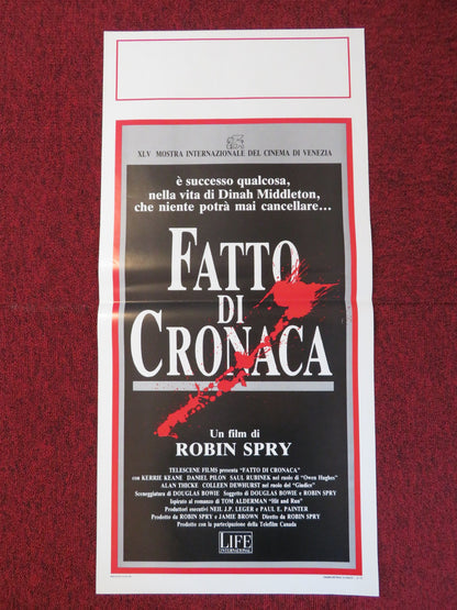 FATTO DI CRONACA ITALIAN LOCANDINA POSTER ROBIN SPRY 1988