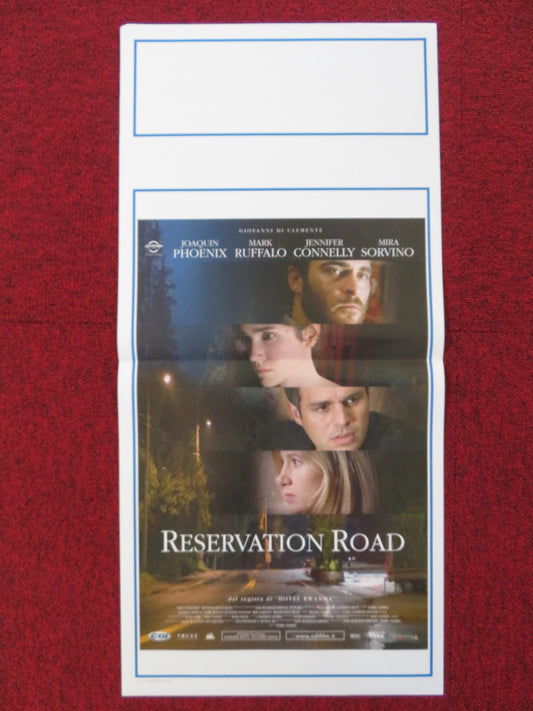 RESERVATION ROAD ITALIAN LOCANDINA POSTER JOAQUIN PHOENIX MARK RUFFALO 2007