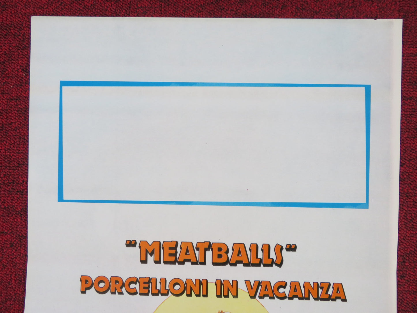 MEATBALLS III: SUMMER JOB ITALIAN LOCANDINA POSTER SALLY KELLERMAN 1986