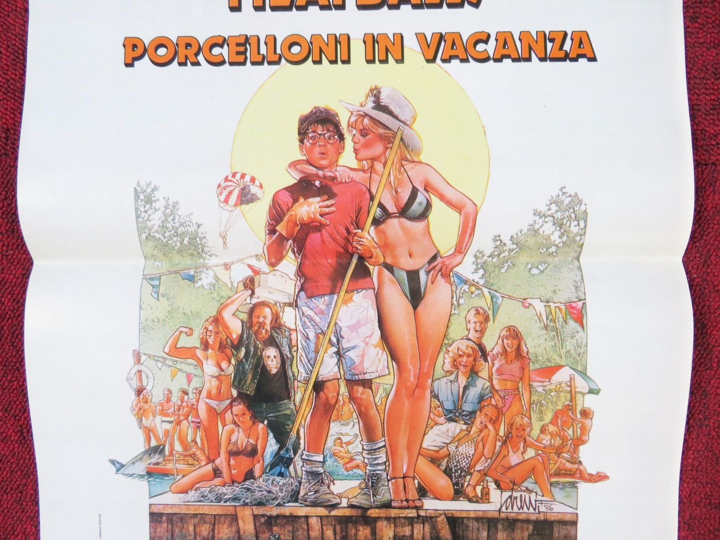 MEATBALLS III: SUMMER JOB ITALIAN LOCANDINA POSTER SALLY KELLERMAN 1986