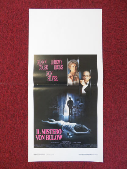 REVERSAL OF FORTUNE ITALIAN LOCANDINA POSTER GLENN CLOSE JEREMY IRONS 1990