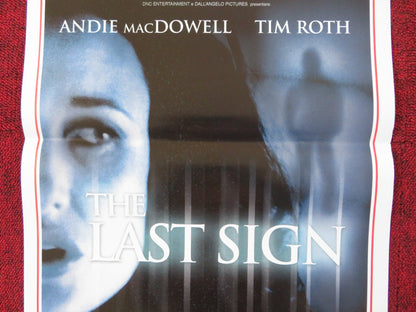 THE LAST SIGN ITALIAN LOCANDINA POSTER ANDIE MACDOWELL TIM ROTH 2005