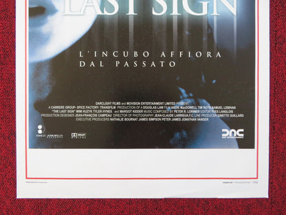 THE LAST SIGN ITALIAN LOCANDINA POSTER ANDIE MACDOWELL TIM ROTH 2005