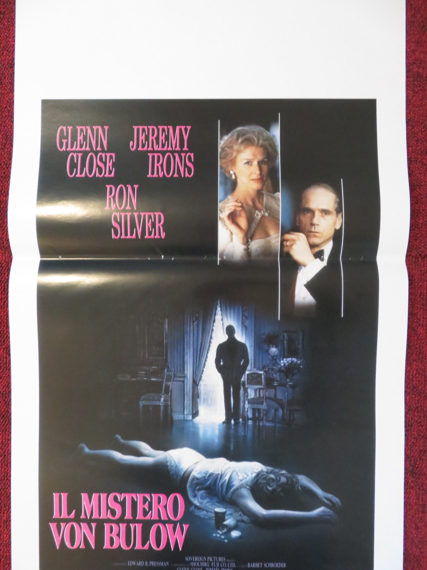 REVERSAL OF FORTUNE ITALIAN LOCANDINA POSTER GLENN CLOSE JEREMY IRONS 1990