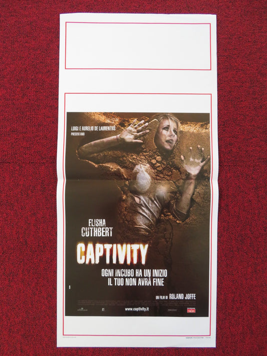 CAPTIVITY ITALIAN LOCANDINA POSTER ELISHA CUTHBERT DANIEL GILLIES 2007