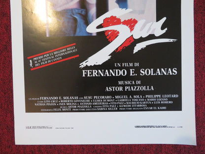 SUR / THE SOUTH ITALIAN LOCANDINA POSTER FERNANDO E. SOLANAS 1988