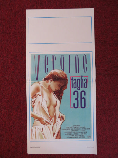 VERGINE TAGLIA 36 ITALIAN LOCANDINA POSTER DELPHINE ZENTOUT 1989