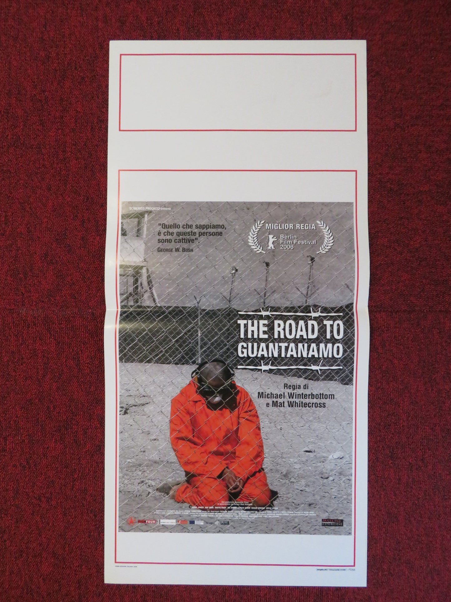 THE ROAD TO GUANTANAMO ITALIAN LOCANDINA POSTER RIZ AHMED FARHAD HARUN 2006