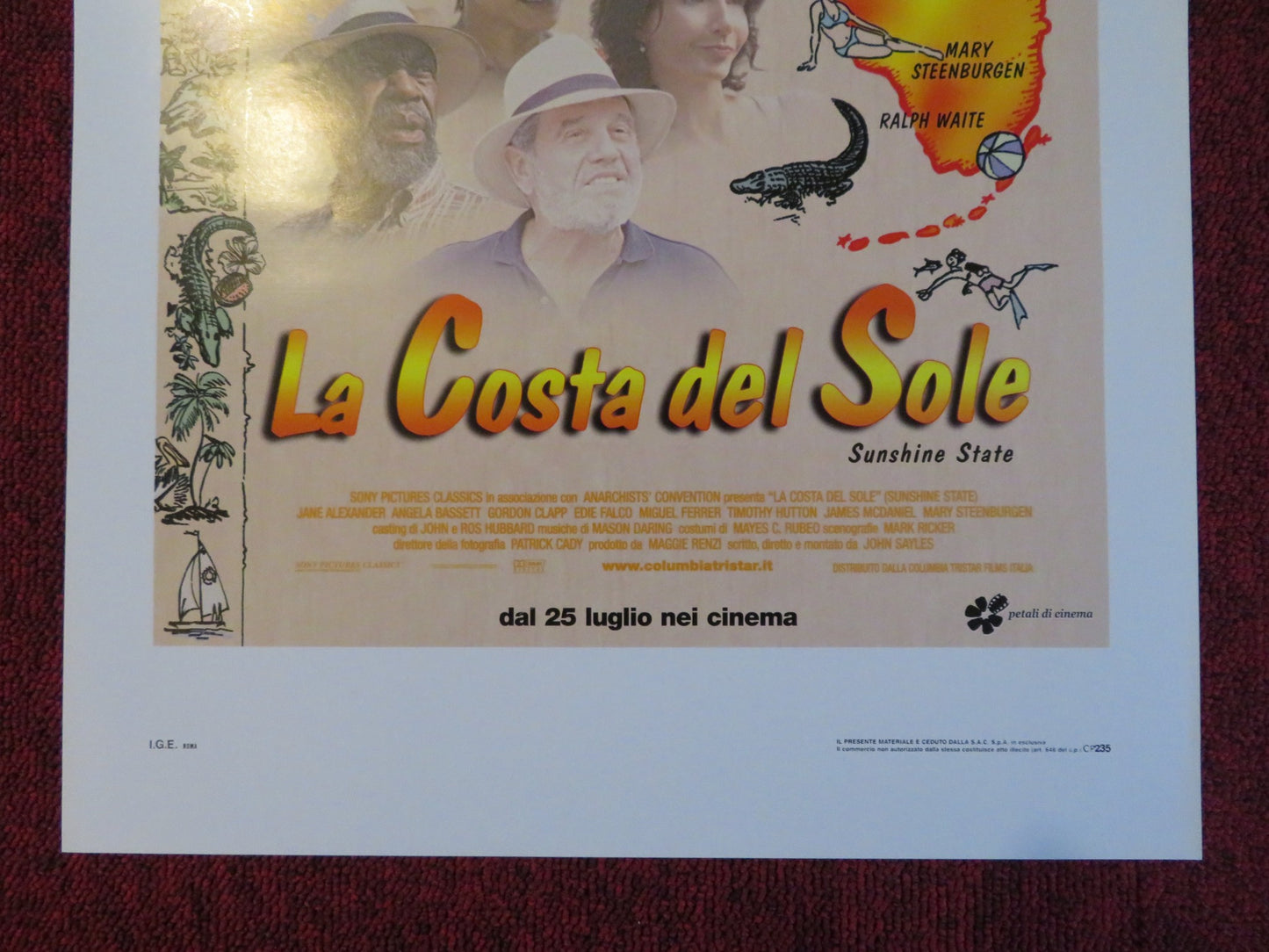 LA COSTA DEL SOLE ITALIAN LOCANDINA POSTER ANGELA BASSETT 2002