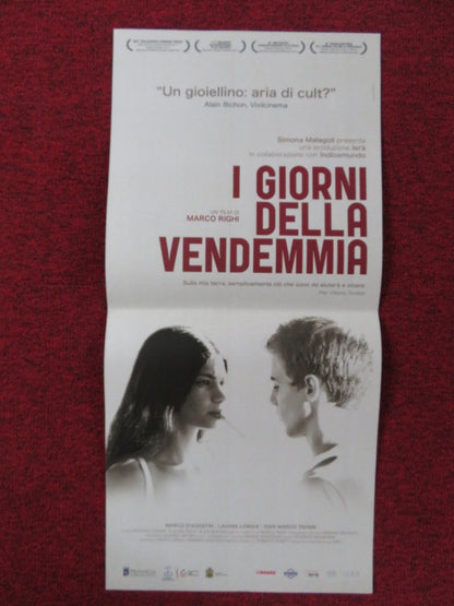 DAYS OF HARVEST ITALIAN LOCANDINA POSTER LAVINIA LONGHI MARCO D'AGOSTIN 2010