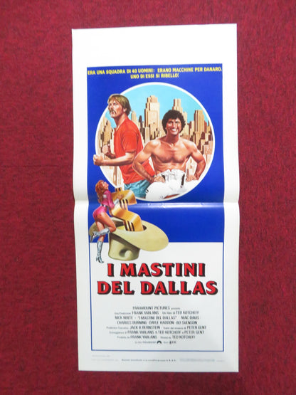 NORTH DALLAS FORTY ITALIAN LOCANDINA POSTER NICK NOLTE MAC DAVIS 1980