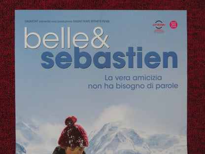 BELLE & SEBASTIEN ITALIAN LOCANDINA POSTER FELIX BOSSUET TCHEKY KARYO 2013