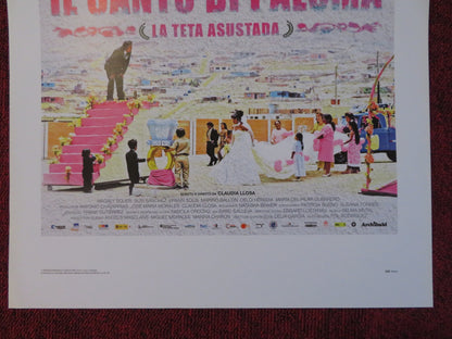 IL CANTO DI PALOMA ITALIAN LOCANDINA POSTER CLAUDIA LLOSA 2009