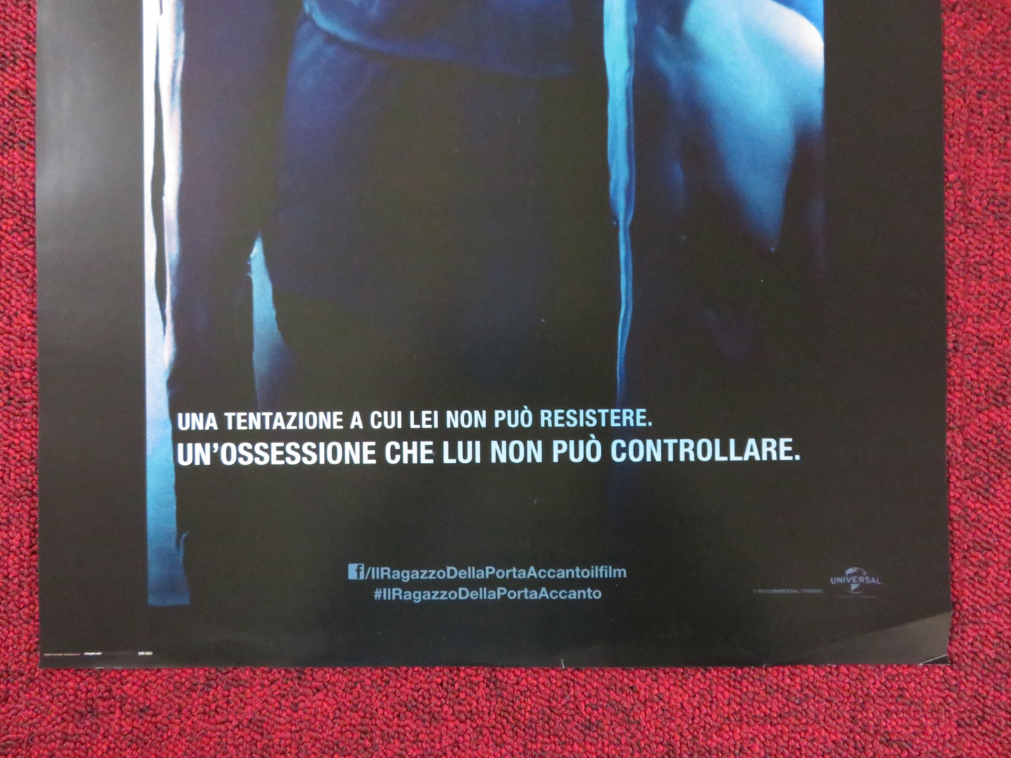 THE BOY NEXT DOOR ITALIAN LOCANDINA POSTER JENNIFER LOPEZ RYAN GUZMAN 2015