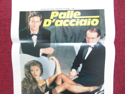 PALLE D'ACCIAIO ITALIAN LOCANDINA POSTER JUDGE REINHOLD JANE SEYMOUR 1985