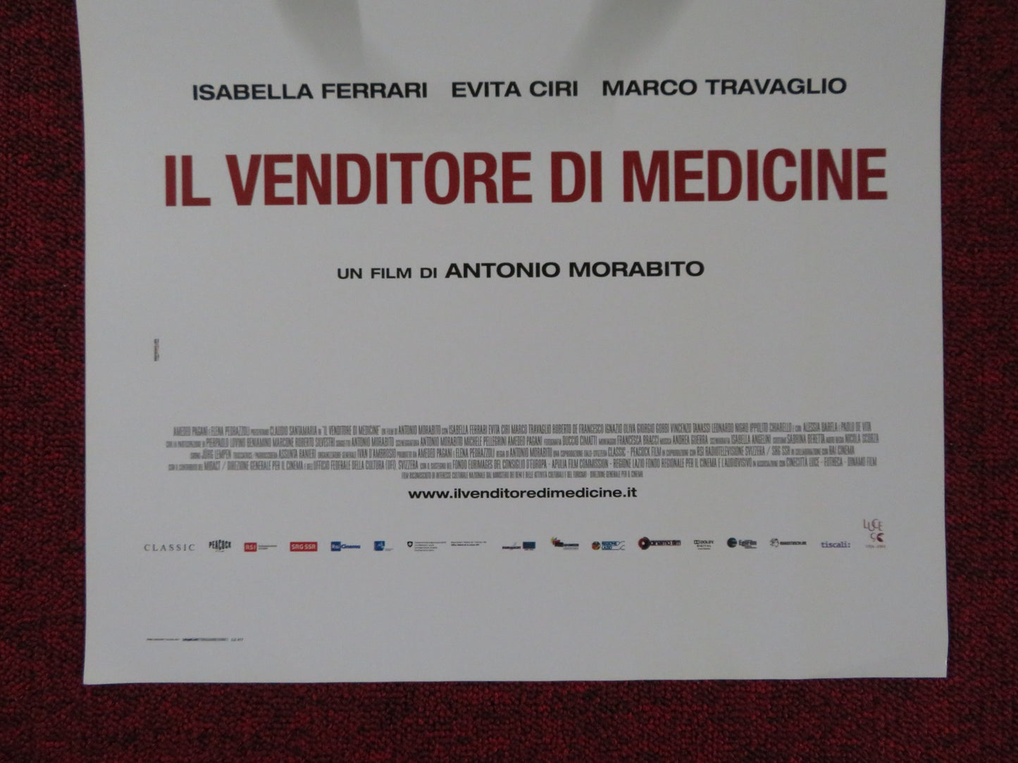 IL VENDITORE DI MEDICINE ITALIAN LOCANDINA POSTER CLAUDIA SANTAMARIA 2013