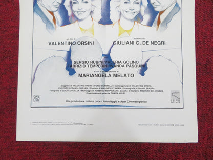 MY DEAREST SON ITALIAN LOCANDINA POSTER BEN GAZZARA SERGIO RUBINI 1985