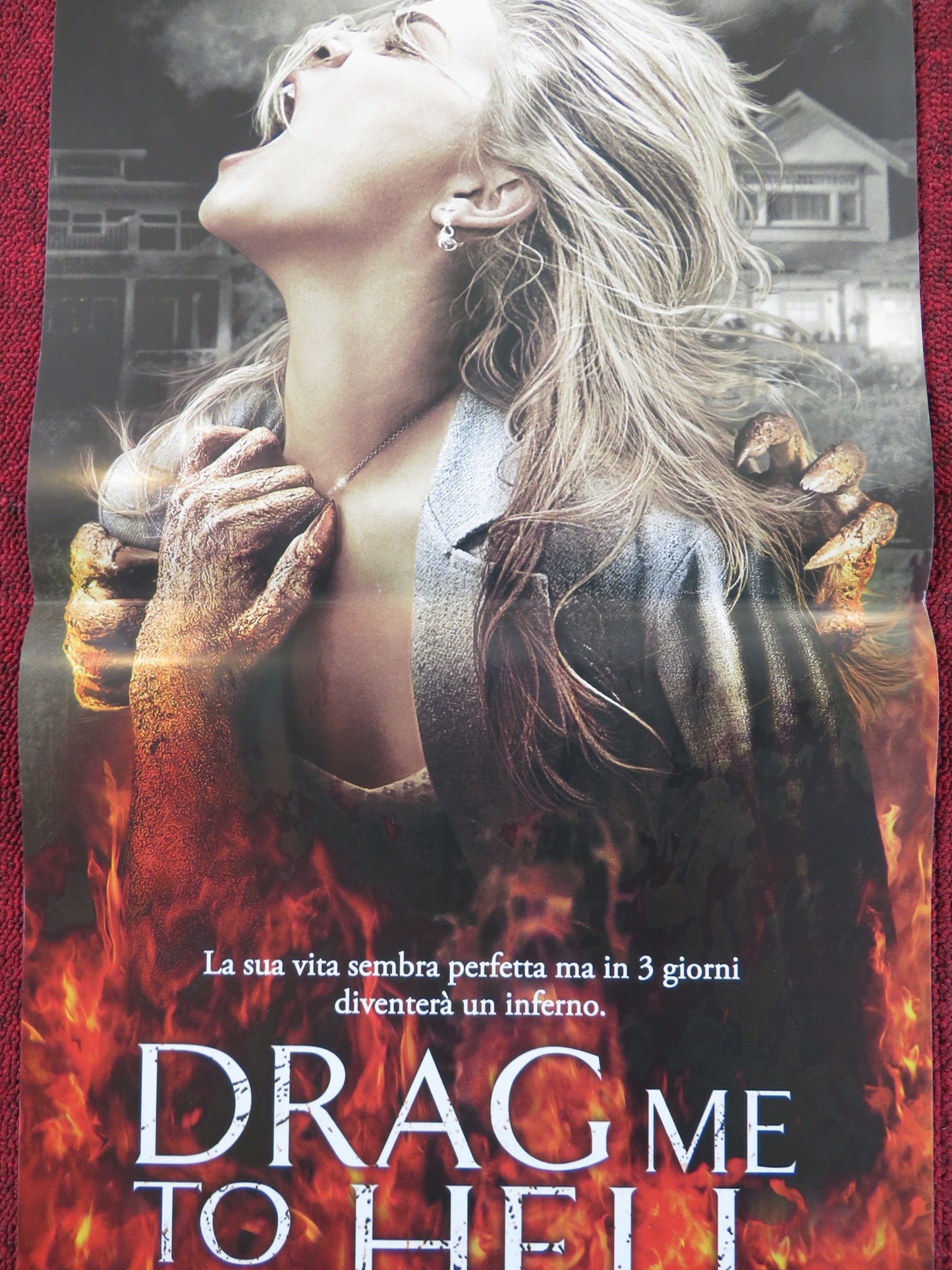 DRAG ME TO HELL ITALIAN LOCANDINA POSTER ALISON LOHMAN JUSTIN LONG 2009