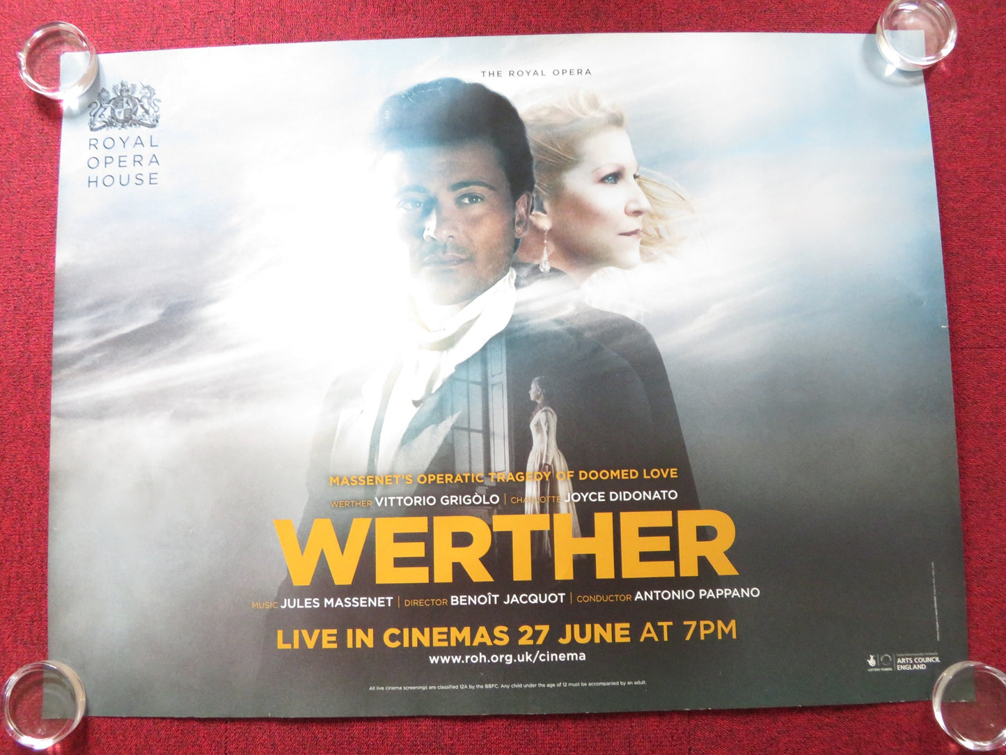 WERTHER UK QUAD (30"x 40") ROLLED POSTER VITTORIO GRIGOLO 2016