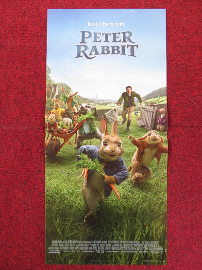 PETER RABBIT ITALIAN LOCANDINA POSTER DOMHNALL GLEESON ROS BYRNE 2018