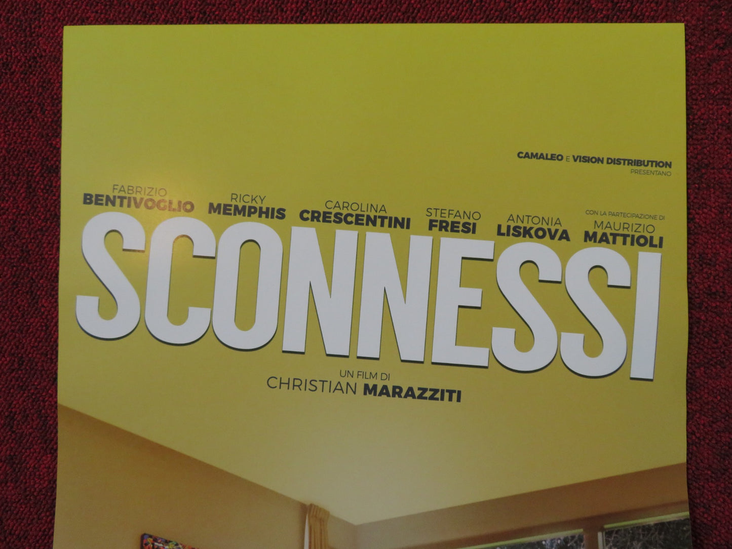 SCONNESSI ITALIAN LOCANDINA POSTER FABRIZIO BENTIVOGLIO RICKY MEMPHIS 2018