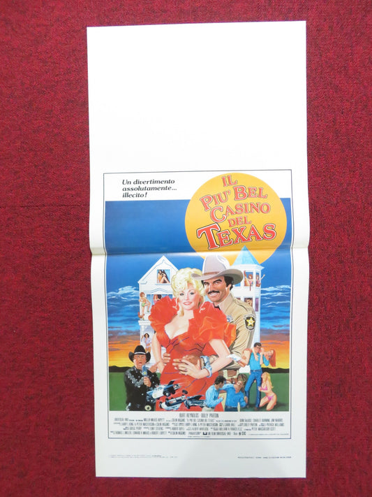 THE BEST LITTLE WHOREHOUSE IN TEXAS ITALIAN LOCANDINA POSTER DOLLY PARTON 1983