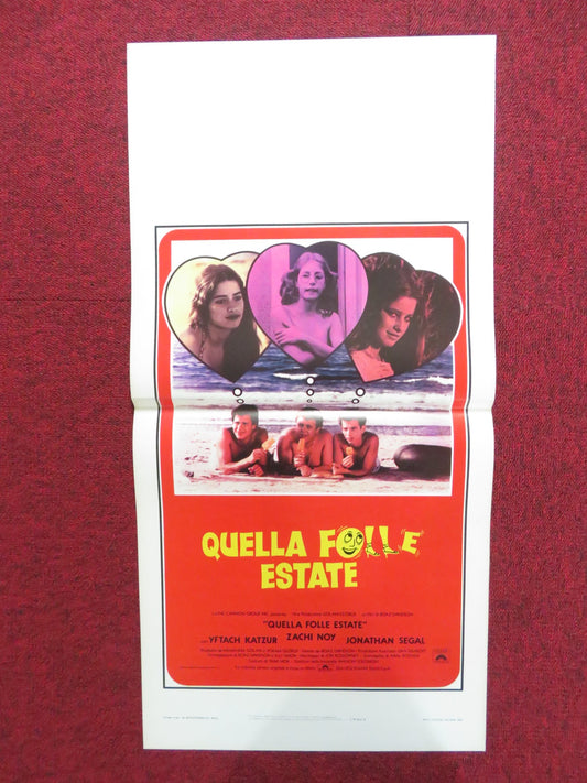 HOT BUBBLEGUM ITALIAN LOCANDINA POSTER YFTACH KATZUR ZACHI NOY 1981