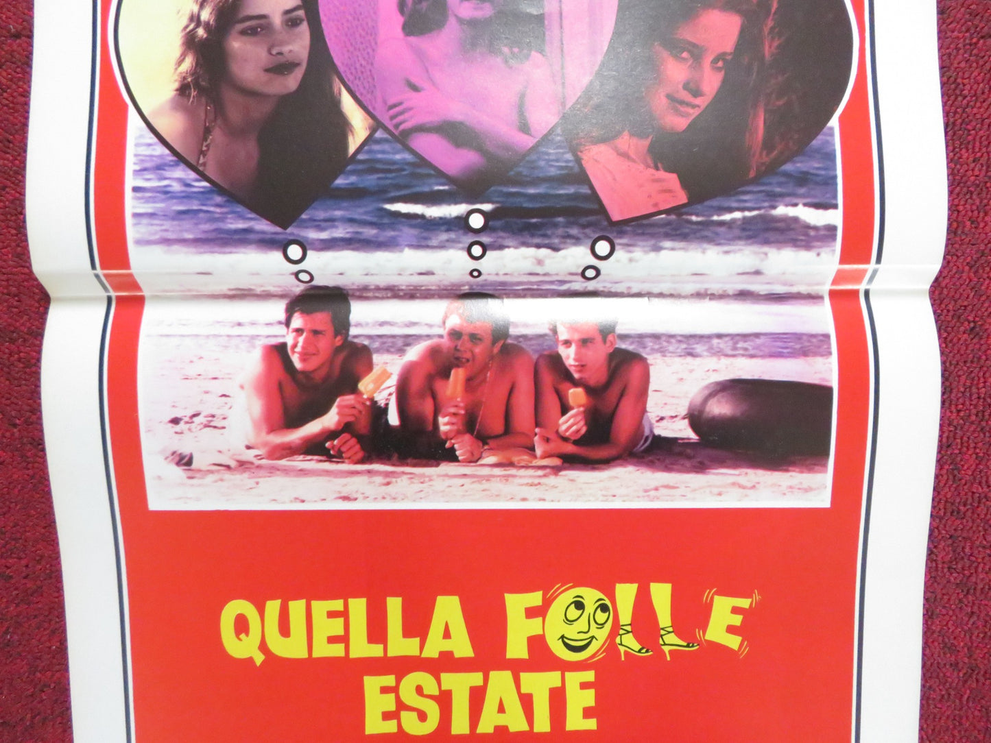 HOT BUBBLEGUM ITALIAN LOCANDINA POSTER YFTACH KATZUR ZACHI NOY 1981