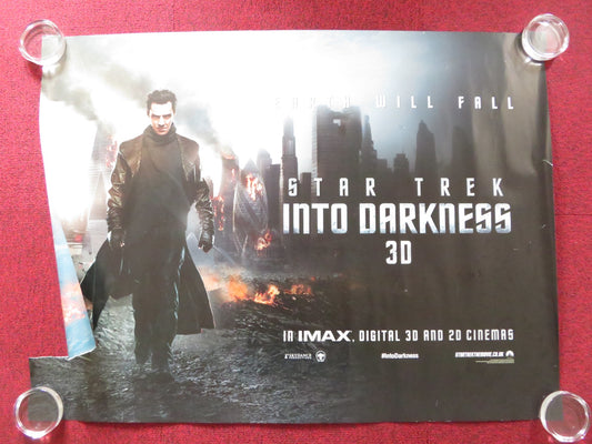 STAR TREK INTO DARKNESS UK QUAD ROLLED POSTER LEONARD NIMOY CHRIS PINE 2013