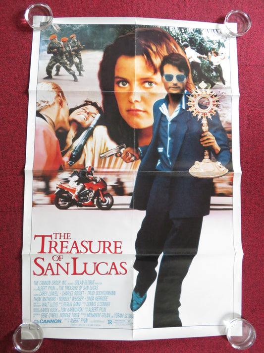 THE TREASURE OF SAN LUCAS / DOWN TWISTED US ONE SHEET ROLLED POSTER CANNON 1987