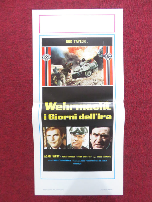 HELL RIVER ITALIAN LOCANDINA POSTER ROD TAYLOR ADAM WEST 1977