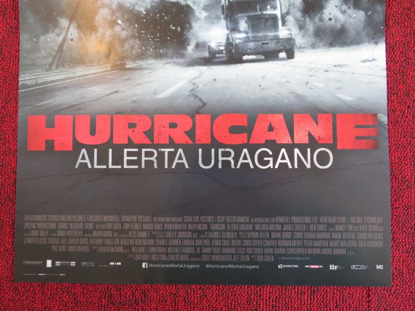 THE HURRICANE HEIST ITALIAN LOCANDINA POSTER TOBY KEBBELL MAGGIE GRACE 2018