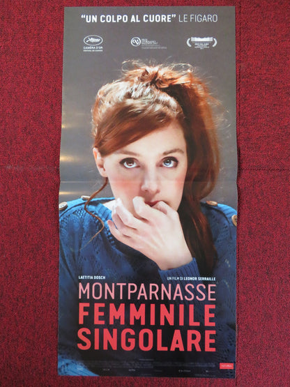 MONTPARNASSE - FEMMINILE SINGOOLARE ITALIAN LOCANDINA POSTER LAETITIA DOSCH 2017