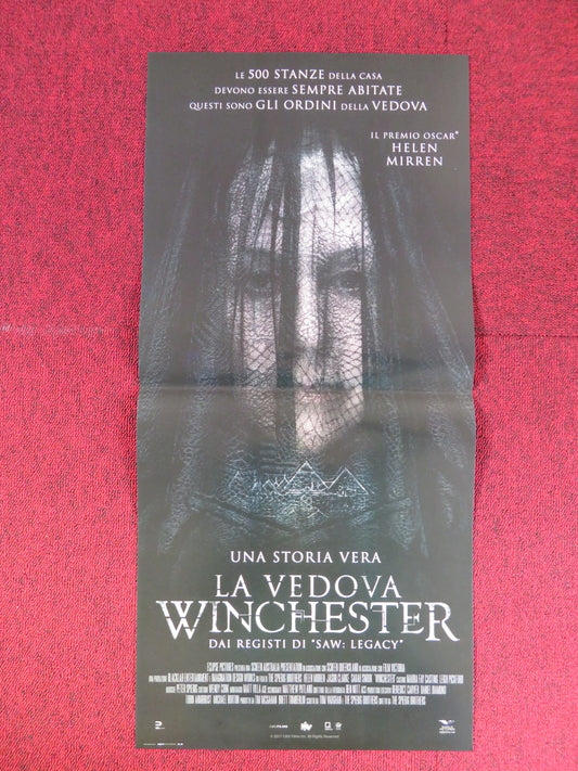 WINCHESTER ITALIAN LOCANDINA POSTER HELEN MIRREN JASON CLARKE 2018