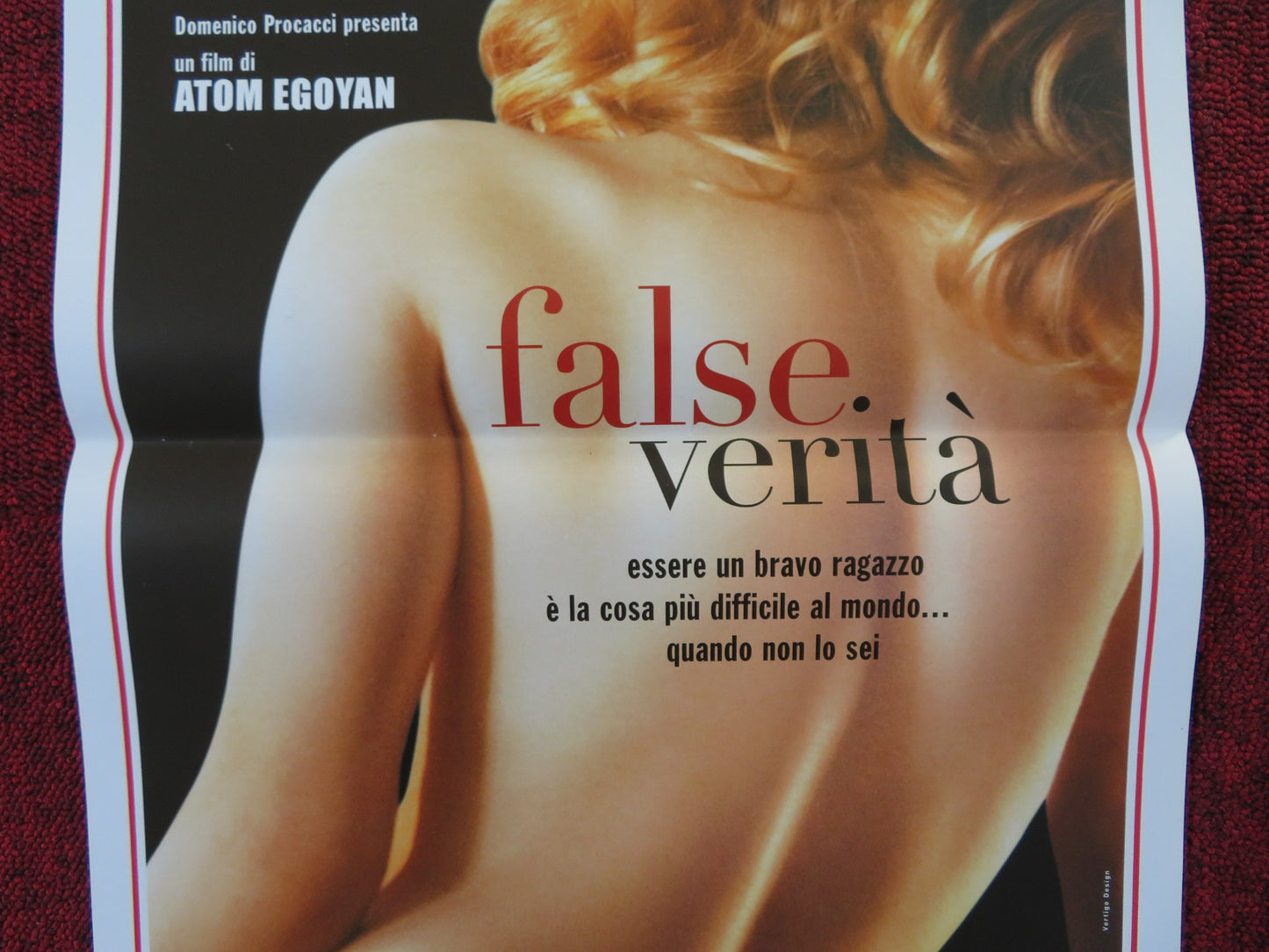 WHERE THE TRUTH LIES ITALIAN LOCANDINA POSTER KEVIN BACON COLIN FIRTH 2006