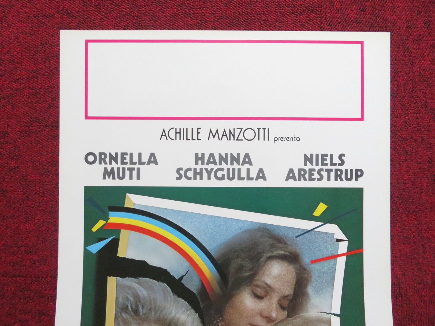 THE FUTURE IS WOMAN ITALIAN LOCANDINA POSTER ORNELLA MUTI HANNA SCHYGULLA 1984