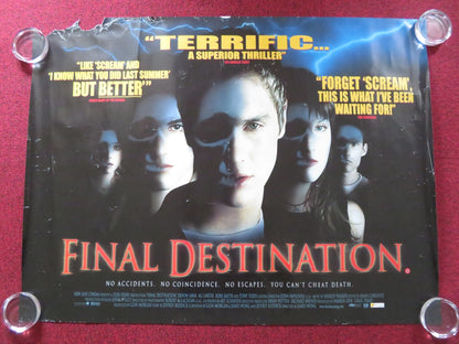 FINAL DESTINATION UK QUAD ROLLED POSTER DEVON SAWA ALI LARTER 2000