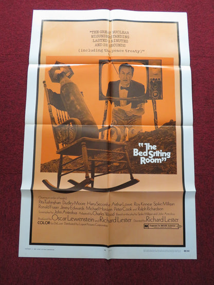 THE BED SITTING ROOM FOLDED US ONE SHEET POSTER DUDLEY MOORE SPIKE MILLIGAN 1969