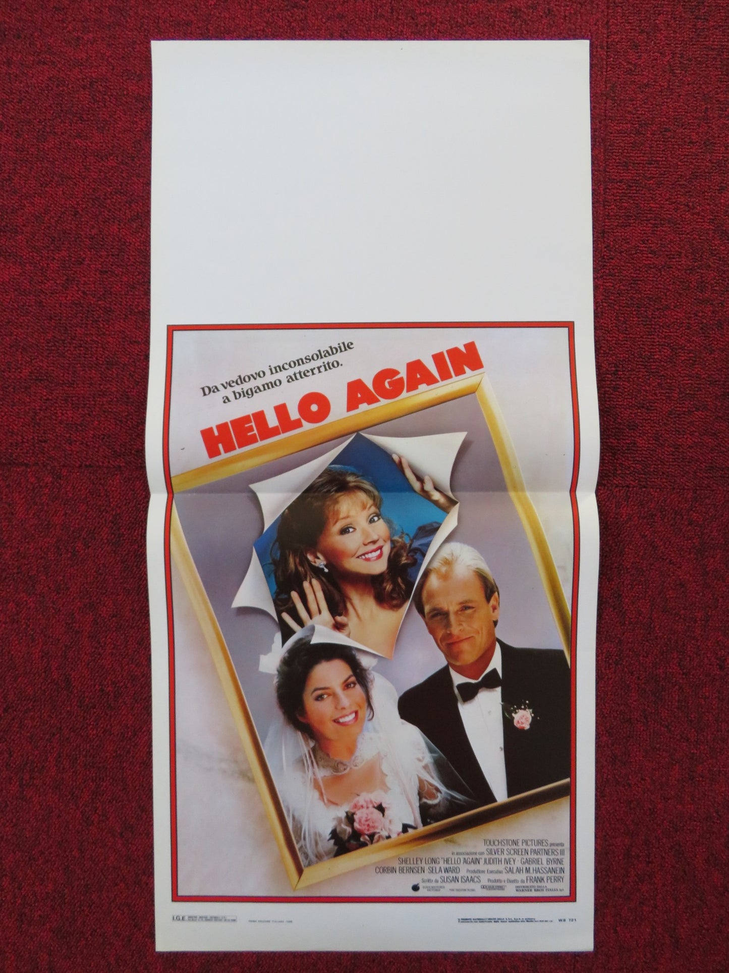 HELLO AGAIN ITALIAN LOCANDINA POSTER SHELLEY LONG JUDITH IVEY 1988