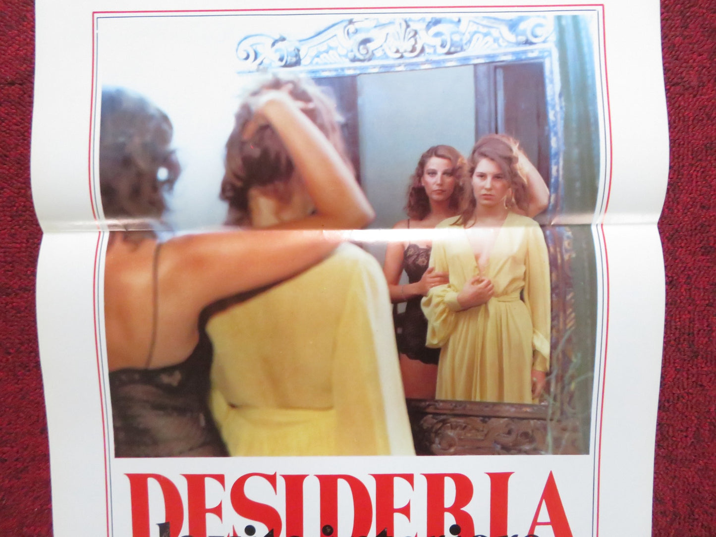 DESIDERIA ITALIAN LOCANDINA POSTER STEFANIA SANDRELLI LARA WENDEL 1980