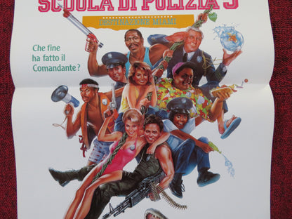 POLICE ACADEMY 5: ASSIGNMENT: MIAMI BEACH ITALIAN LOCANDINA POSTER 1988