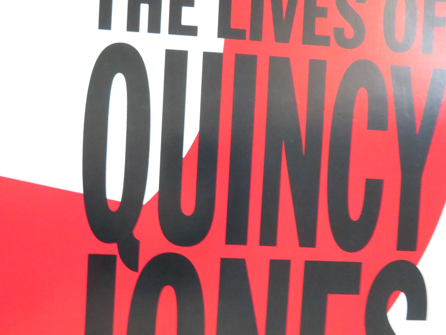 LISTEN UP: THE LIVES OF QUINCY JONES US ONE SHEET ROLLED POSTER RAY CHARLES 1990