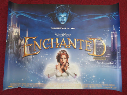 ENCHANTED UK QUAD (30"x 40") ROLLED POSTER DISNEY AMY ADAMS PATRICK DEMPSEY 2007